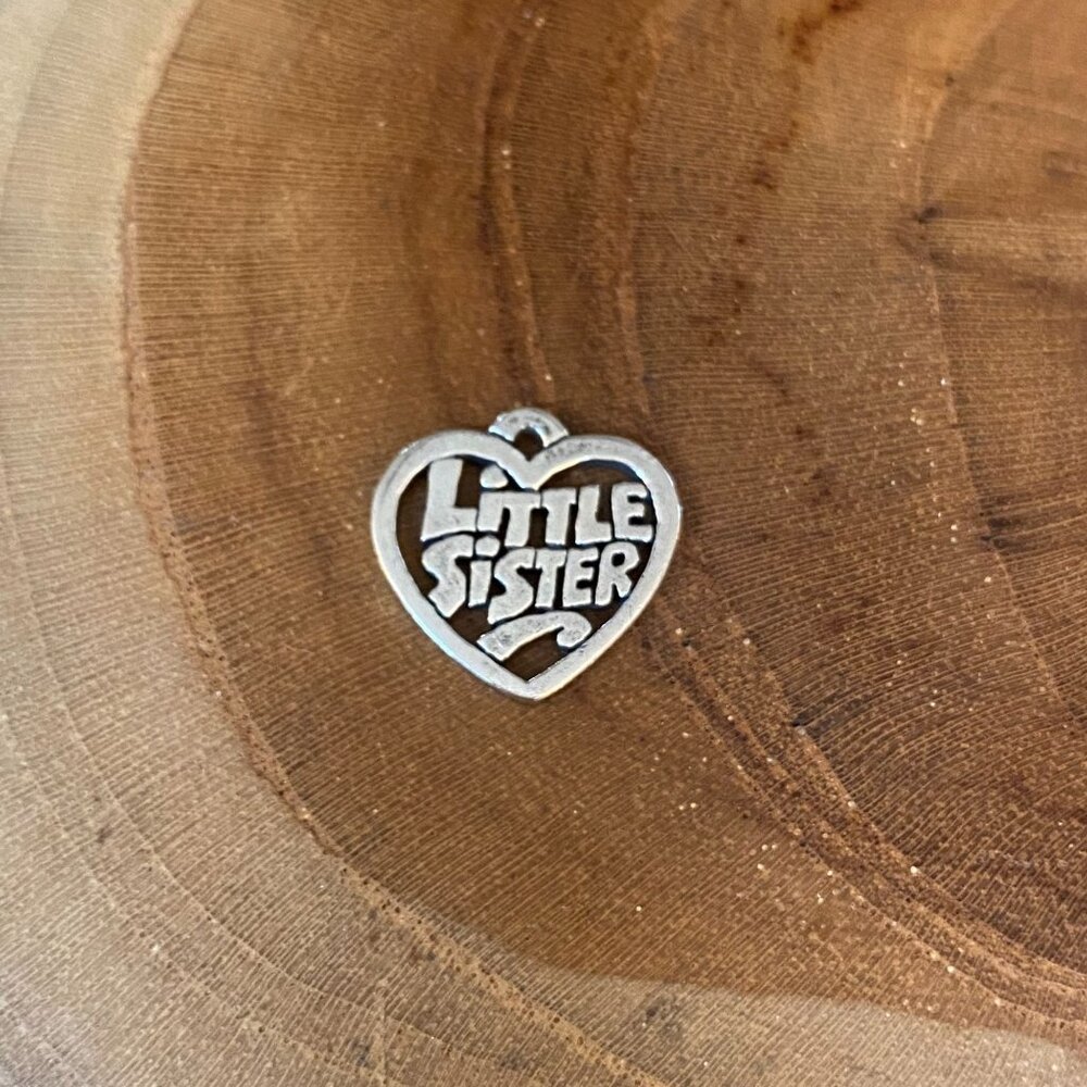 James Avery Little Sister Charm, Sterling Silver